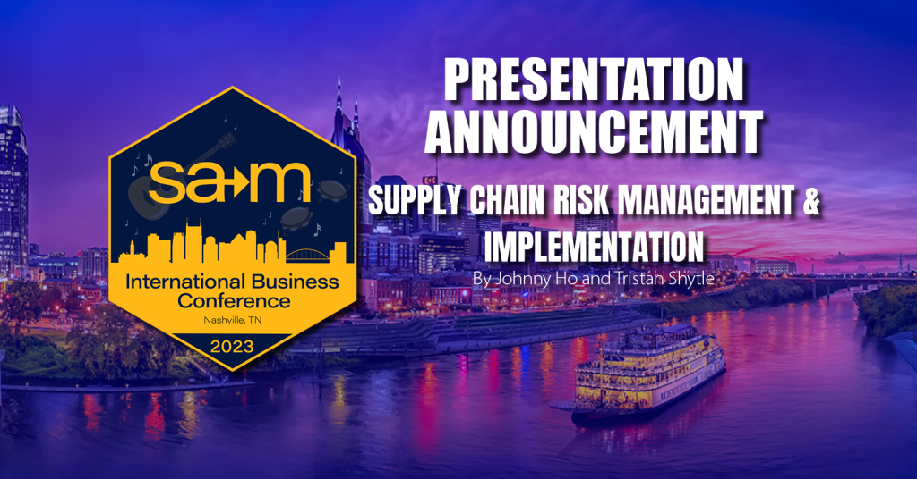 Presentation Slide for Supply Chain Risk Management & Implementation