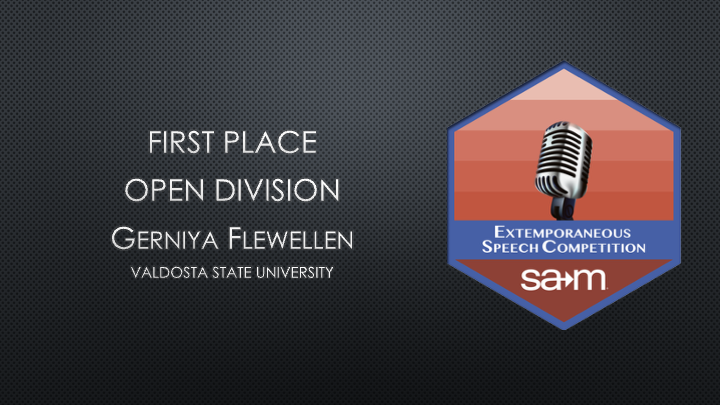 2024 ICBSC - Extemporaneous Speech Competition - Open - First Place 03