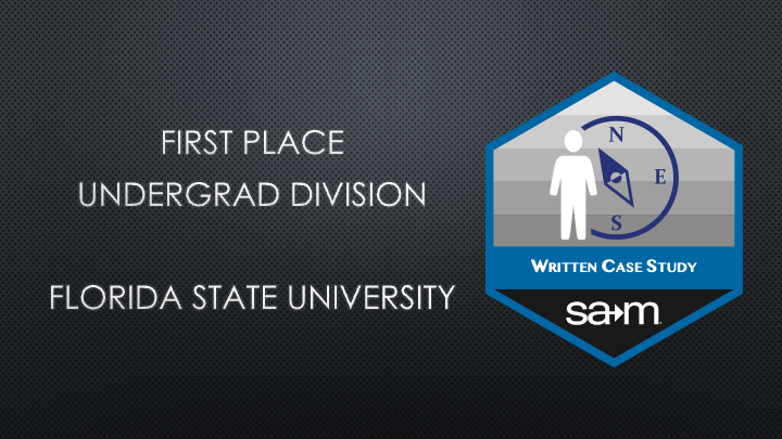 2024 ICBSC - Written Case Comp - Undergraduate - First Place