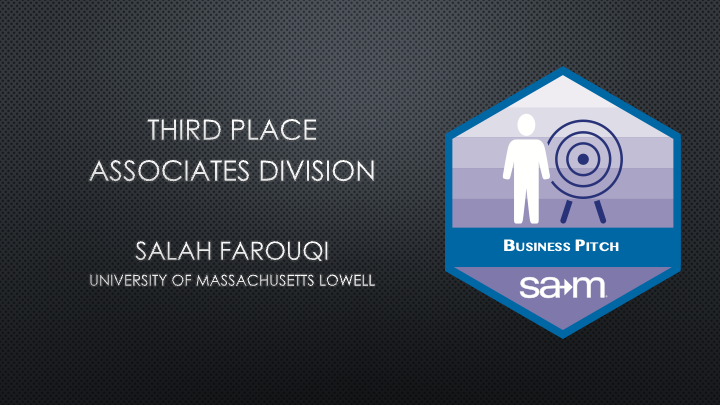 2024 ICBSC - Business Pitch - Associates - Third Place
