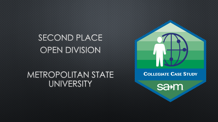 2024 ICBSC - Case Comp - Open - Second Place