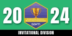 International Collegiate Business Skills Championships Award Tile for Invitational Division for 2024
