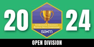 International Collegiate Business Skills Championships Award Tile for Open Division for 2024