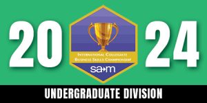 International Collegiate Business Skills Championships Award Tile for Undergraduate Division for 2024
