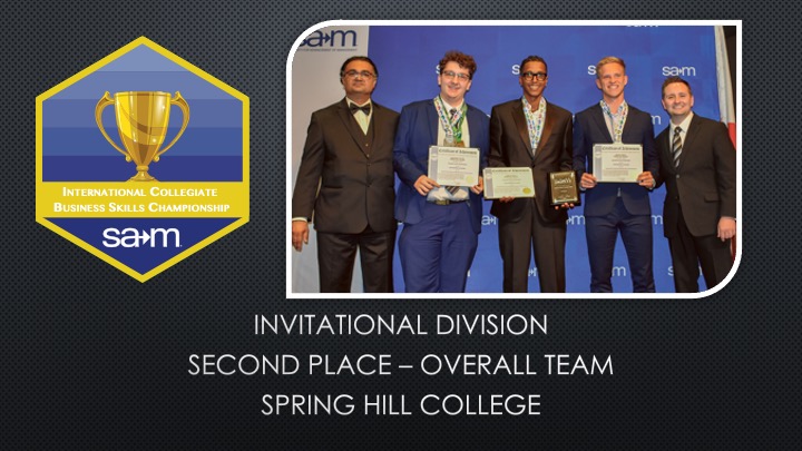 2025 ICBSC Invitational Division Overall Team 2nd Place