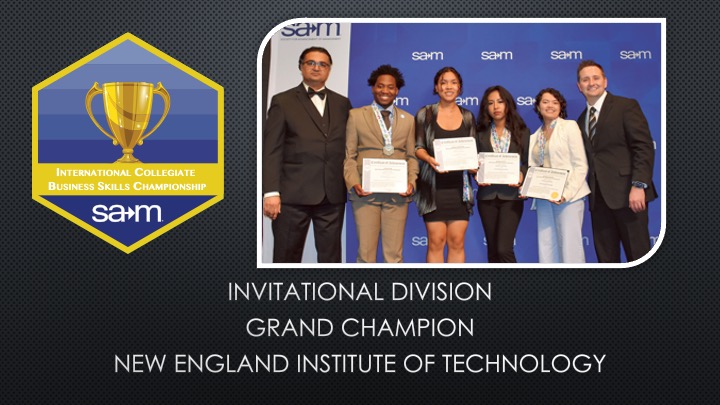2025 ICBSC Invitational Division Grand Champion New England Institute of Technology